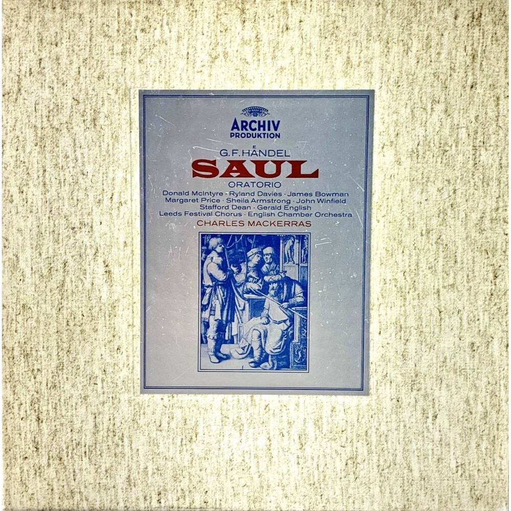 George Frideric Hande's oratorio "Saul" Vintage Collectible Vinyl 3 LP Box Set